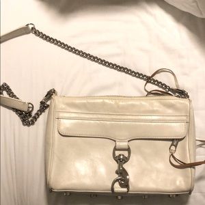 GUC rebecca minkoff white bag